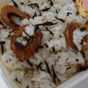 「大豆とひじきの混ぜご飯」リメイク料理☆